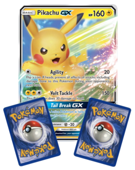 Pikachu GX  // Oversized Pok&eacute;mon kaart