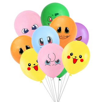 Pokémon Feest Ballonnen — Vrolijke Multiverpakking