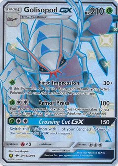 Golisopod [SHINY GX] Full Art Ultra Rare Pokemon Kaart