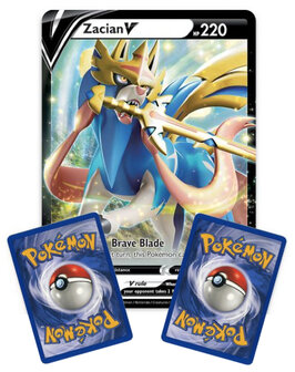 Zacian V Full Art // Oversized Pok&eacute;mon kaart