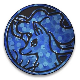 Pokemon Ninetales Collectible Coin (Blue)