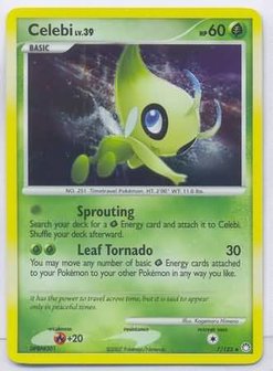 Celebi - 7/123 - Holo Rare - Diamond &amp; Pearl: Mysterious Treasures (2007)