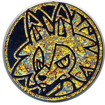Pokemon Lycanroc (Dusk Form) Munt - Collectible Coin (Orange Frosted Holofoil)