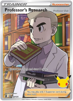 Professor's Research Full Art - 24/25 // Pokémon kaart (Celebrations)
