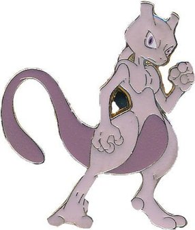 Pokemon Mewtwo Collector's Pin