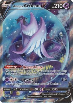 Galarian Articuno V - 170/198 [Alternate Art Ultra Rare] // Pok&eacute;mon kaart (Chilling Reign)