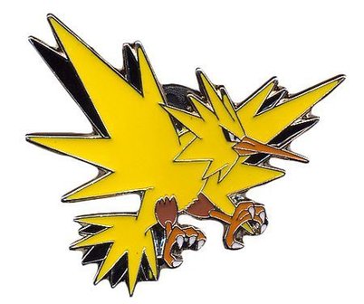 Pokemon Zapdos Collector's Pin
