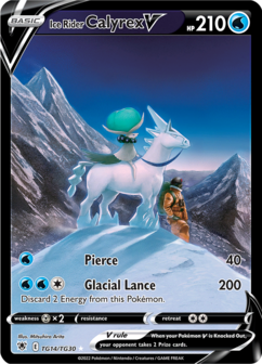 Ice Rider Calyrex V - TG14/TG30 - Ultra Rare // Pok&eacute;mon kaart (Astral Radiance)