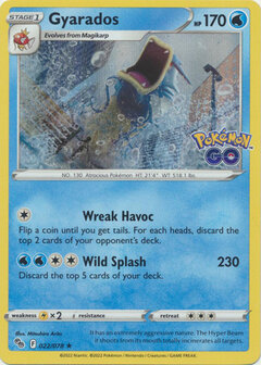 Gyarados - 022/078 - Holo Rare // Pok&eacute;mon kaart (Pok&eacute;mon GO)