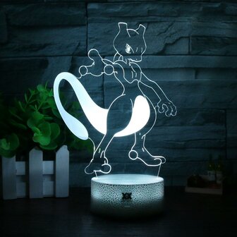 Mewtwo Sfeerlamp (LED) inclusief afstandbediening