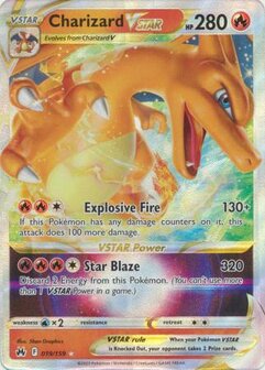 Charizard VSTAR - 019/159 -Ultra Rare / Pokémon kaart (Crown Zenith)