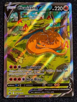 Charizard V Pokémon kaart SWSH260