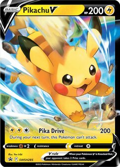 Pikachu V  // Pok&eacute;mon kaart (Crown Zenith Promo)