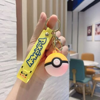 Pok&eacute;mon - Sleutelhanger Pok&eacute;ball Diverse Kleuren