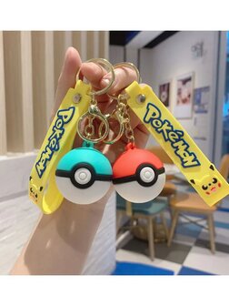 Pok&eacute;mon - Sleutelhanger Pok&eacute;ball Diverse Kleuren