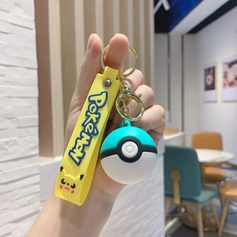 Pok&eacute;mon - Sleutelhanger Pok&eacute;ball Diverse Kleuren