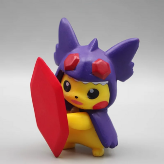 Pikachu&#039;s Cosplay Actiefiguren - Slowpoke 6-8cm