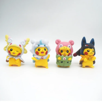 Pikachu&#039;s Cosplay Actiefiguren - Audino 6-8cm