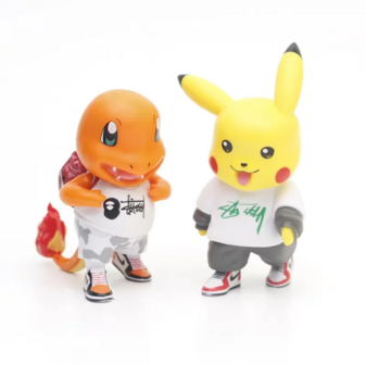 Pok&eacute;mon - Streetwear Actiefiguren - Pikachu 8-10cm