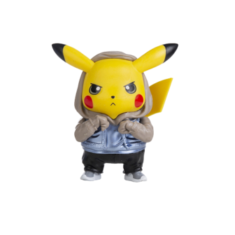 Pikachu Emoji Actiefiguren - Rebellious Pikachu - 10cm