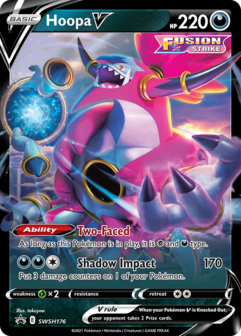 Hoopa V oversized // Pok&eacute;mon kaart Sword &amp; Shield Promos