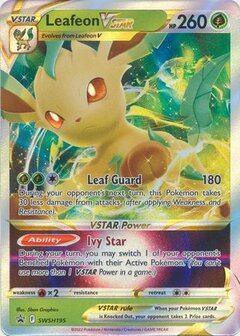 Leafeon VSTAR oversized // Pok&eacute;mon kaart (Shining Fates)