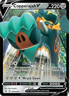 Copperjah V oversized // Pok&eacute;mon kaart (Black Star Promos)