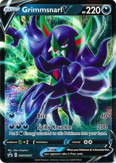 Grimmsnarl V oversized // Pok&eacute;mon kaart (Sword &amp; Shield Promos)