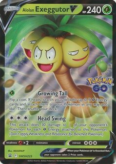 Alolan Exeggutor V oversized // Pok&eacute;mon kaart (Sword &amp; Shield Promos)