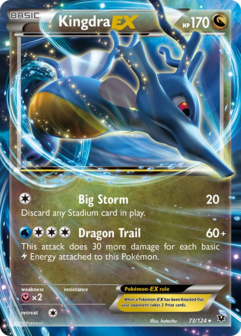 Kingdra EX Oversized // Pok&eacute;mon kaart Fates Collide