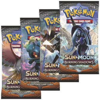 Pok&eacute;mon Sun &amp; Moon Burning Shadows - Booster Pack (10 kaarten)