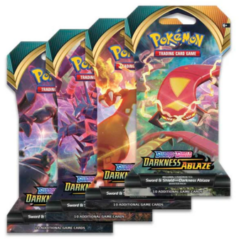 Pokemon Darkness Ablaze Sleeved Boosterpack