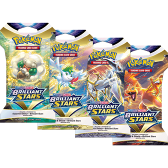 Pok&eacute;mon TCG: Sword Shield-Brilliant Stars Sleeved Booster Pack