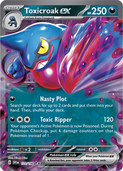 Toxicroak EX - SVI 131 - Pok&eacute;mon kaart (Scarlet &amp; Violet)