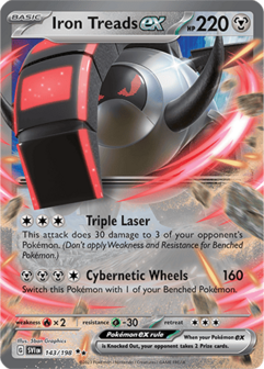 Iron Treads EX - SVI 143 - Pok&eacute;mon kaart (Scarlet &amp; Violet)