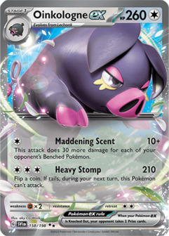 Oinkologne EX - SVI 158 - Pok&eacute;mon kaart (Scarlet &amp; Violet)