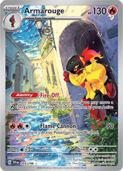 Armarouge Illustration Rare - SVI 203 - Pok&eacute;mon kaart (Scarlet &amp; Violet)