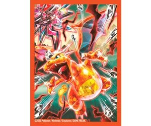 Charizard EX Scarlet &amp; Violet Promo 056 (Incl. Stand, sleeves en toploader)