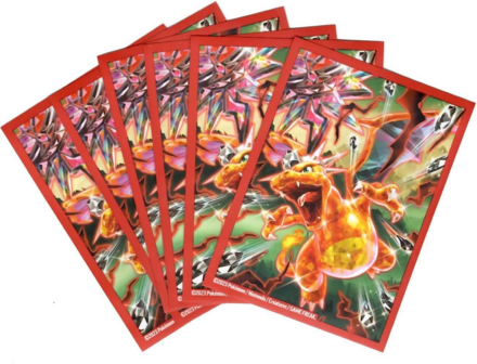 Charizard EX Scarlet &amp; Violet Promo 056 (Incl. Stand, sleeves en toploader)