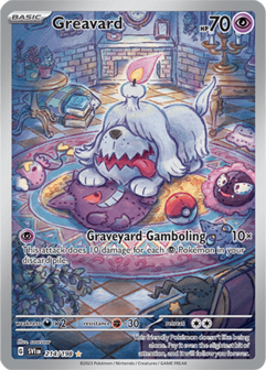 Greavard Illustration Rare - SVI 214 - Pok&eacute;mon kaart (Scarlet &amp; Violet)