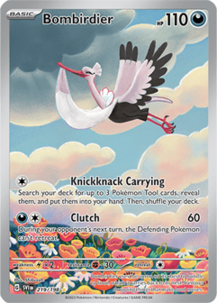 Bombirdier Illustration Rare - SVI 219 - Pok&eacute;mon kaart (Scarlet &amp; Violet)