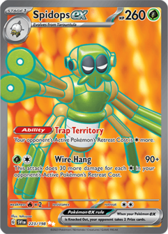 Spidops EX Ultra Rare - SVI 223 - Pok&eacute;mon kaart (Scarlet &amp; Violet)