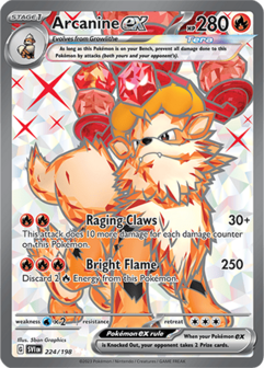 Arcanine EX Ultra Rare - SVI 224 - Pok&eacute;mon kaart (Scarlet &amp; Violet)