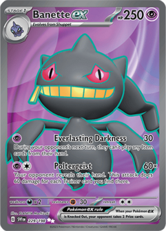 Banette EX Ultra Rare - SVI 229 - Pok&eacute;mon kaart (Scarlet &amp; Violet)