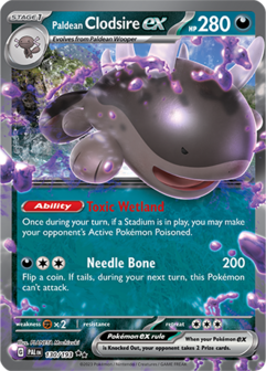 Paldean Clodsire EX Double Rare - PAL 130 - Pok&eacute;mon kaart (Scarlet &amp; Violet - Paldea Evolved)