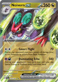 Noivern EX Double Rare - PAL 153 - Pok&eacute;mon kaart (Scarlet &amp; Violet - Paldea Evolved)