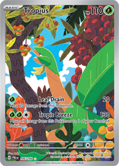 Tropius Illustration Rare - PAL 195 - Pok&eacute;mon kaart (Scarlet &amp; Violet - Paldea Evolved)