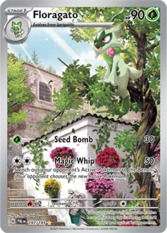 Floragato Illustration Rare - PAL 197 - Pok&eacute;mon kaart (Scarlet &amp; Violet - Paldea Evolved)