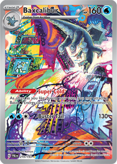 Baxcalibur Illustration Rare - PAL 210 - Pok&eacute;mon kaart (Scarlet &amp; Violet - Paldea Evolved)