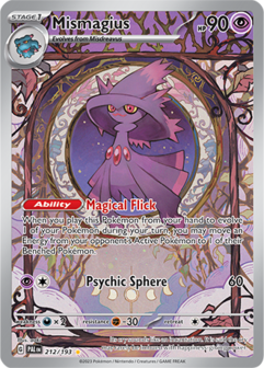 Mismagius Illustration Rare - PAL 212 - Pok&eacute;mon kaart (Scarlet &amp; Violet - Paldea Evolved)